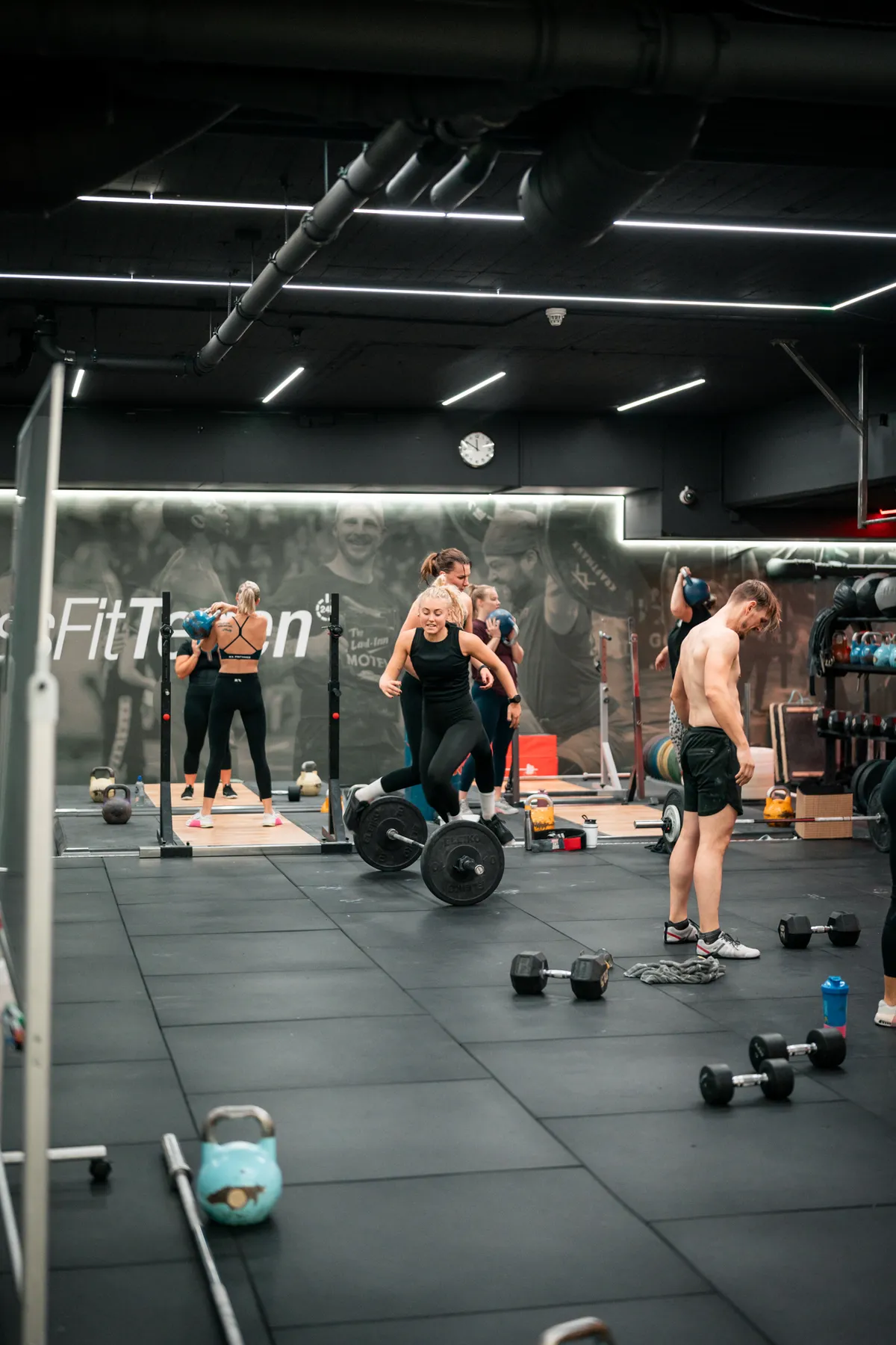 Teamträning på Tegen