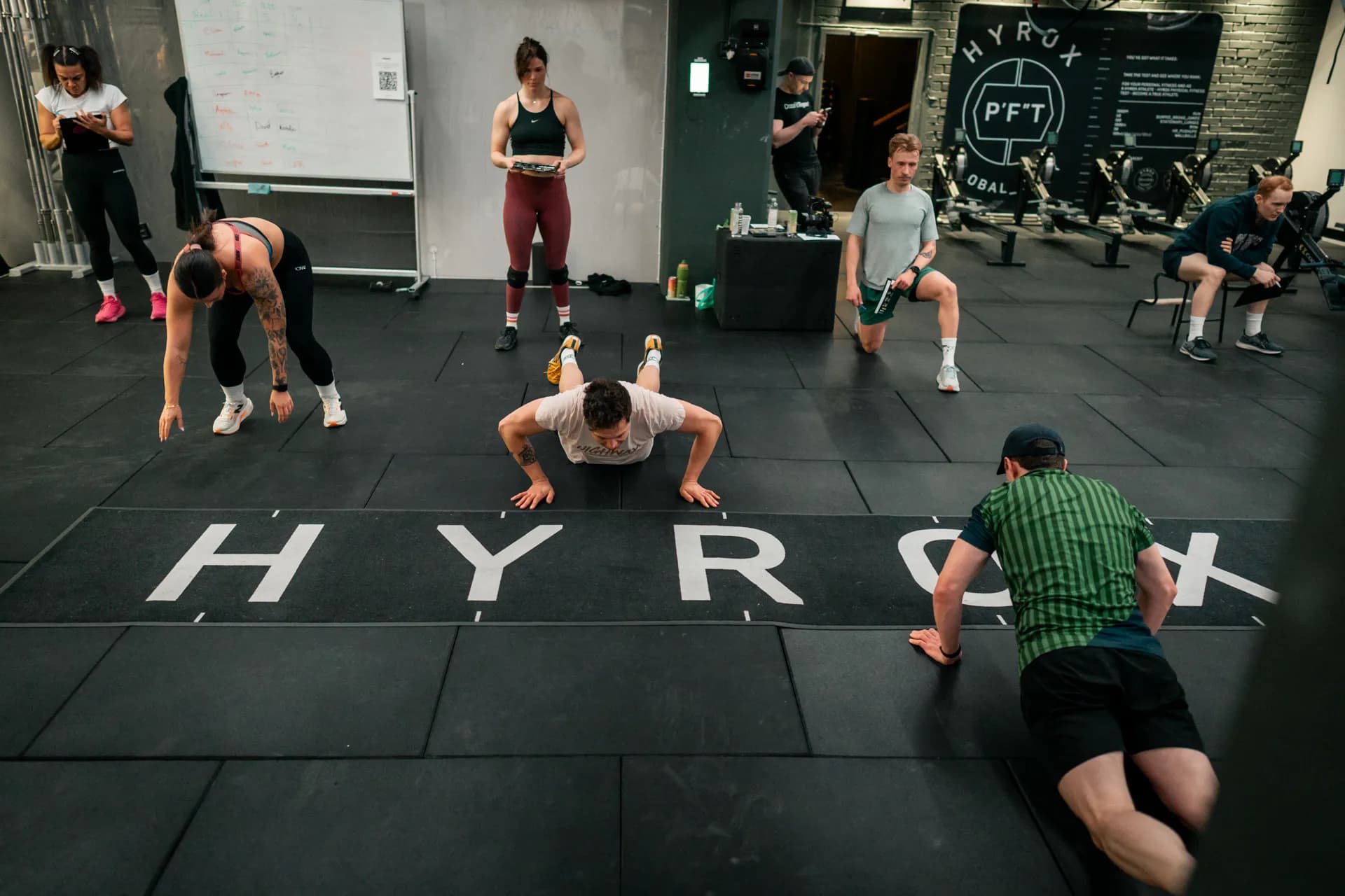 HYROX-träning på Tegen